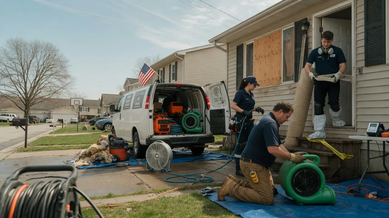 Water Damage Restoration in New Prague, MN near me